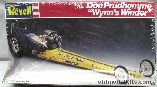 Revell 1/16 Don Prudhomme's 'Wynn's Winder' - AA/FD Fuel Dragster, 7476 plastic model kit